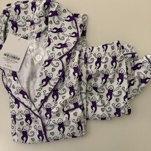 NWT Purple Roller Rabbit Pajamas